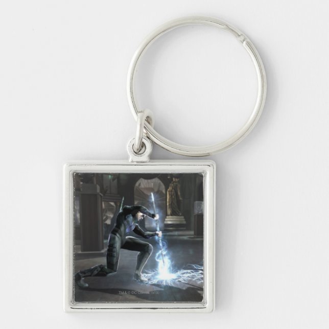 Screenshot: Nightwing vs Flash Keychain (Front)