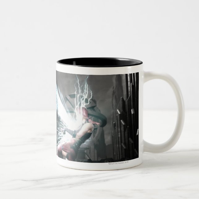 Screenshot: Nightwing vs harley Two-Tone Coffee Mug (Right)
