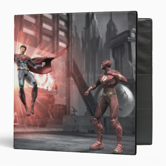 Screenshot: Superman vs Flash Binder (Front/Inside)