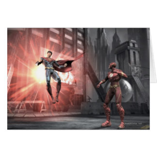 Screenshot: Superman vs Flash Cards
