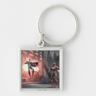 Screenshot: Superman vs Flash Keychain