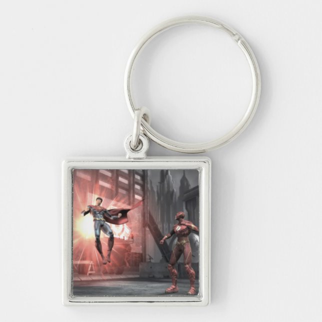 Screenshot: Superman vs Flash Keychain (Front)