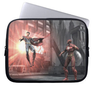 Screenshot: Superman vs Flash Laptop Sleeve