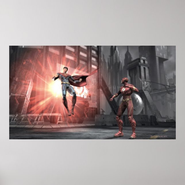 Screenshot: Superman vs Flash Poster (Front)