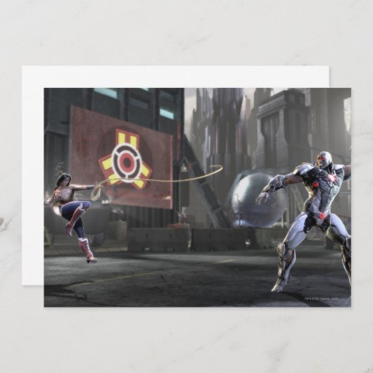 Screenshot: Wonder Woman vs Cyborg 2 (Front/Back)