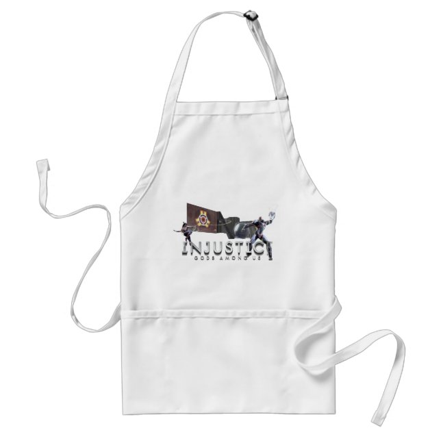 Screenshot: Wonder Woman vs Cyborg 2 Adult Apron (Front)