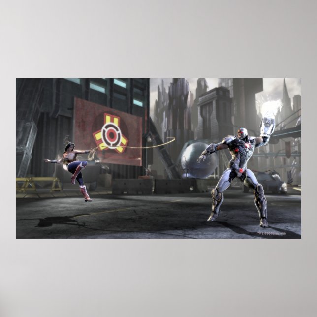 Screenshot: Wonder Woman vs Cyborg 2 Poster (Front)