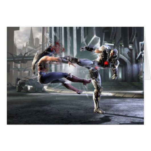 Screenshot: Wonder Woman vs Cyborg Cards (Front Horizontal)
