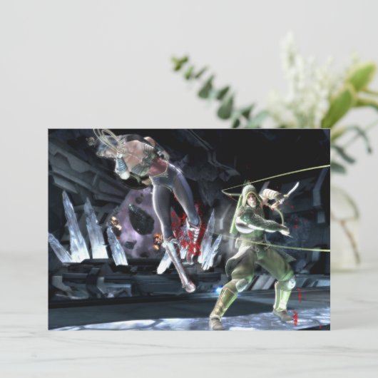 Screenshot: Wonder Woman vs Green Arrow (Standing Front)