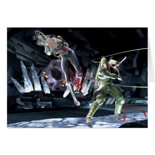 Screenshot: Wonder Woman vs Green Arrow (Front Horizontal)