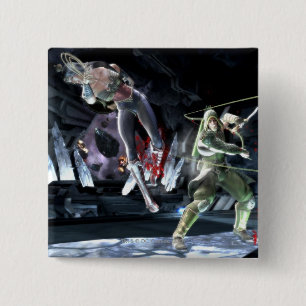 Screenshot: Wonder Woman vs Green Arrow Pinback Button
