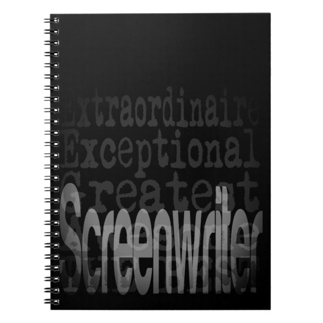 Screenwriter Extraordinaire Notebook (Front)