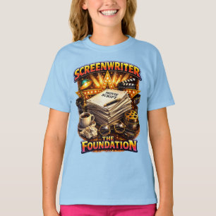 Screenwriter - The Foundation Girl's Dark T-Shirt