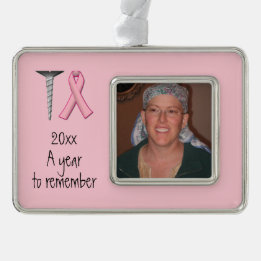 Screw Breast Cancer, A Year to Remember Christmas Ornament