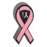 Screw Breast Cancer! Survivors Humor Pink Ribbon Car Magnet