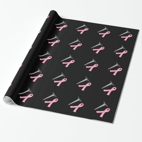 Screw Breast Cancer Survivors Humor Wrapping Pape Wrapping Paper