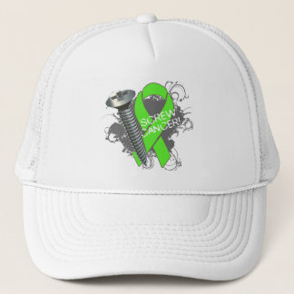 Screw Cancer - Grunge Non-Hodgkins Lymphoma Trucker Hat