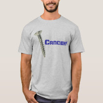 Screw Colon Cancer! (Navy Letters) T-Shirt