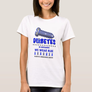 Screw Diabetes In November We Wear Blue-Awareness T-Shirt