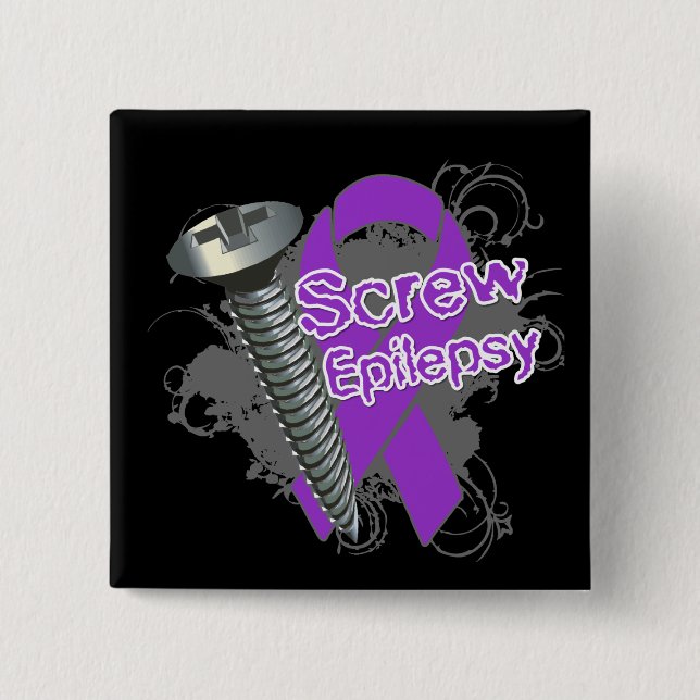 Screw Epilepsy Button (Front)