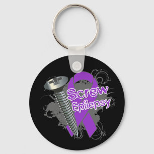 Screw Epilepsy Keychain