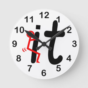 SCREW IT ROUND CLOCK