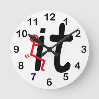SCREW IT ROUND CLOCK