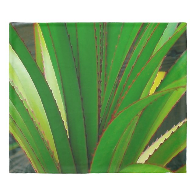 Screw Pine Closeup Duvet Cover (Front)