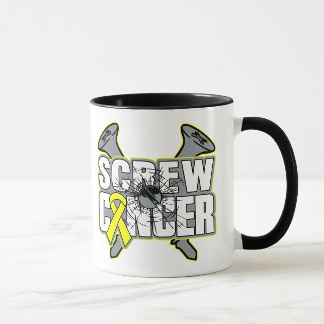 Screw Testicular Cancer Mug (Right)