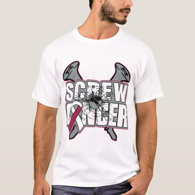 Screw Throat Cancer T-Shirt (Front)