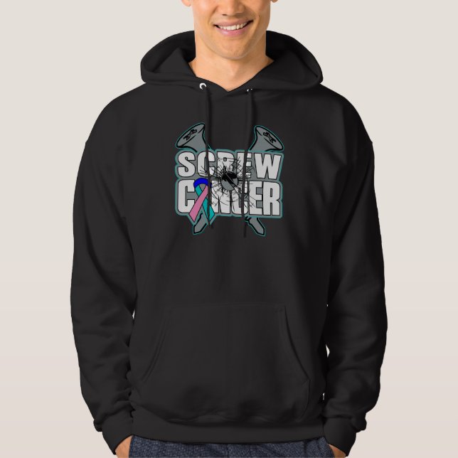 Screw Thyroid Cancer Hoodie (Front)