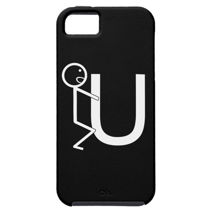 Screw U Funny Stick Figures iPhone 5 Covers