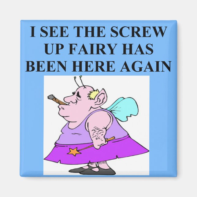 screw up fairy magnet (Front)