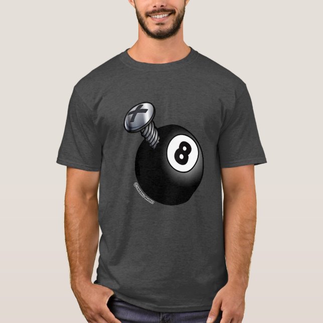 Screwball 8 Ball Screwball Graphics T-Shirt (Front)