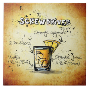 Screwdriver Cocktail Recipe Gold Bar Ceramic Tile