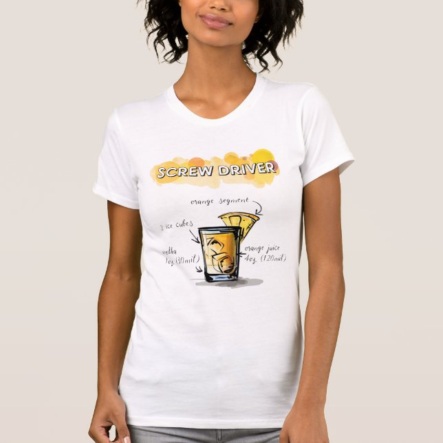 SCREWDRIVER COCKTAIL T-Shirt (Front)