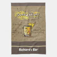 Funny Kitchen Towels, Pina Colada Bar Towels, Alcohol Gifts for