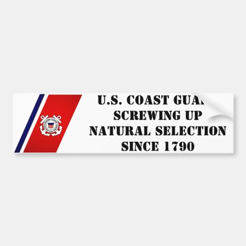Screwing up natural selection bumper sticker