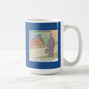 Screwy Salesman by Rick London Funny Coffee Mug
