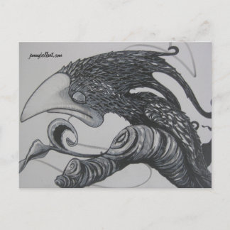 Scrib-Bird Postcard