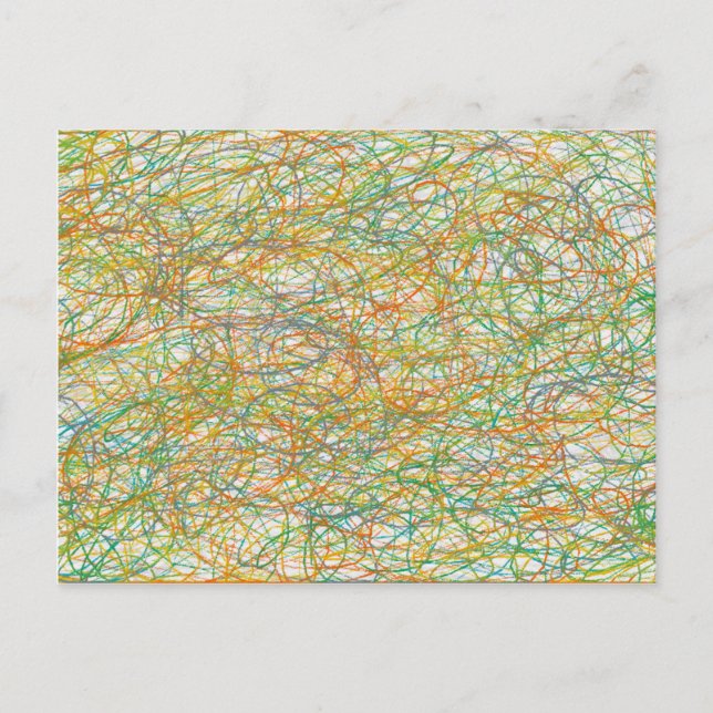 scribble art postcard (Front)