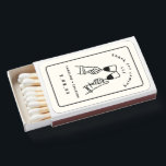 Scribble Hand Drawn Funny Wedding  Matchboxes<br><div class="desc">Scribble Hand Drawn Funny Wedding</div>