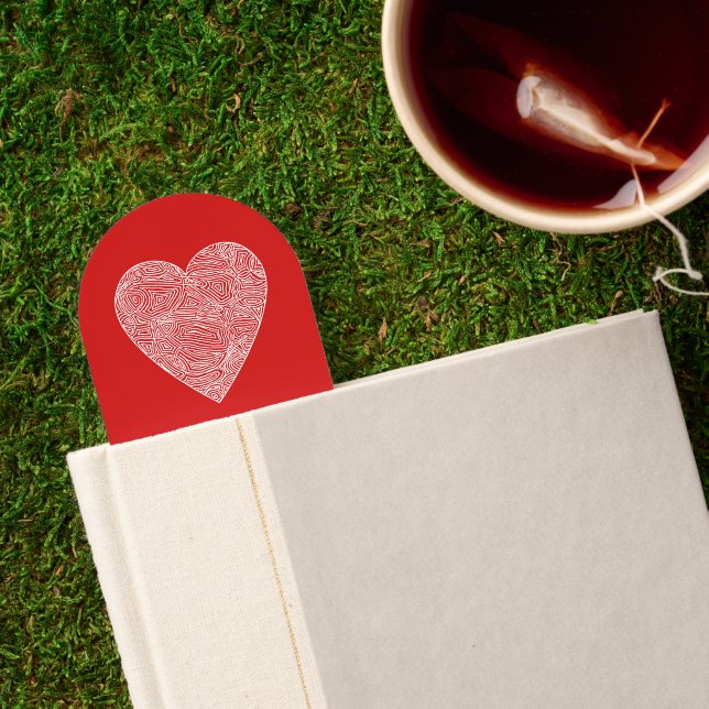 Scribble Heart  Bookmarks (Closed Book)