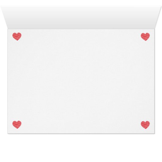 Scribble Heart Card (Inside Horizontal (Bottom))