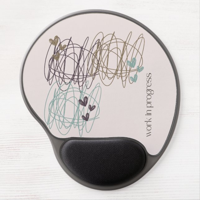 Scribble mouse pad - it's a work in progress (Front)