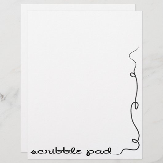 Scribble Pad (Front/Back)