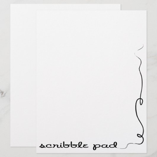 Scribble Pad (Front/Back)