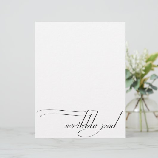 Scribble Pad (Standing Front)