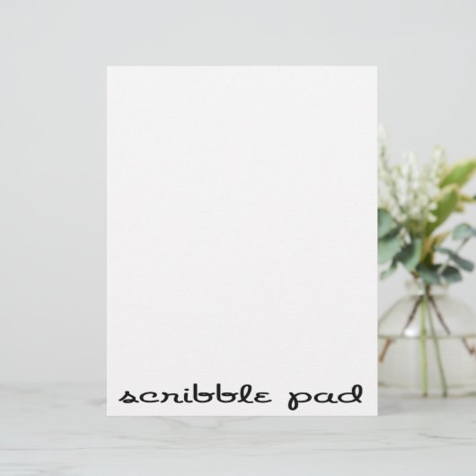 Scribble Pad (Standing Front)