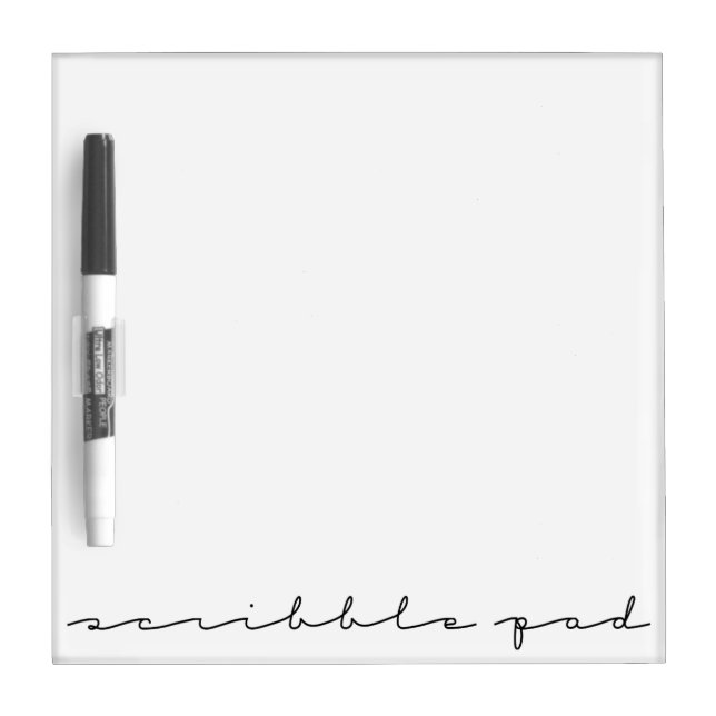 Scribble Pad Dry-Erase Board (Front)